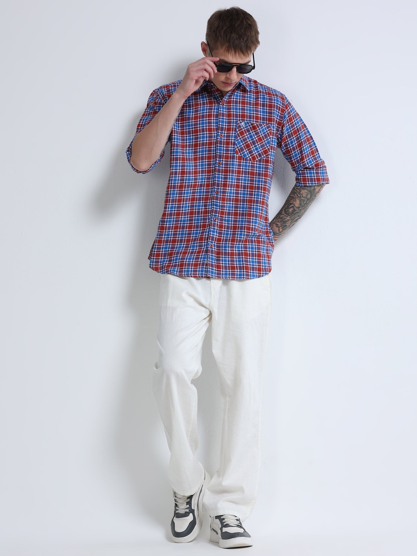 Men Heritage Trail Check Shirt