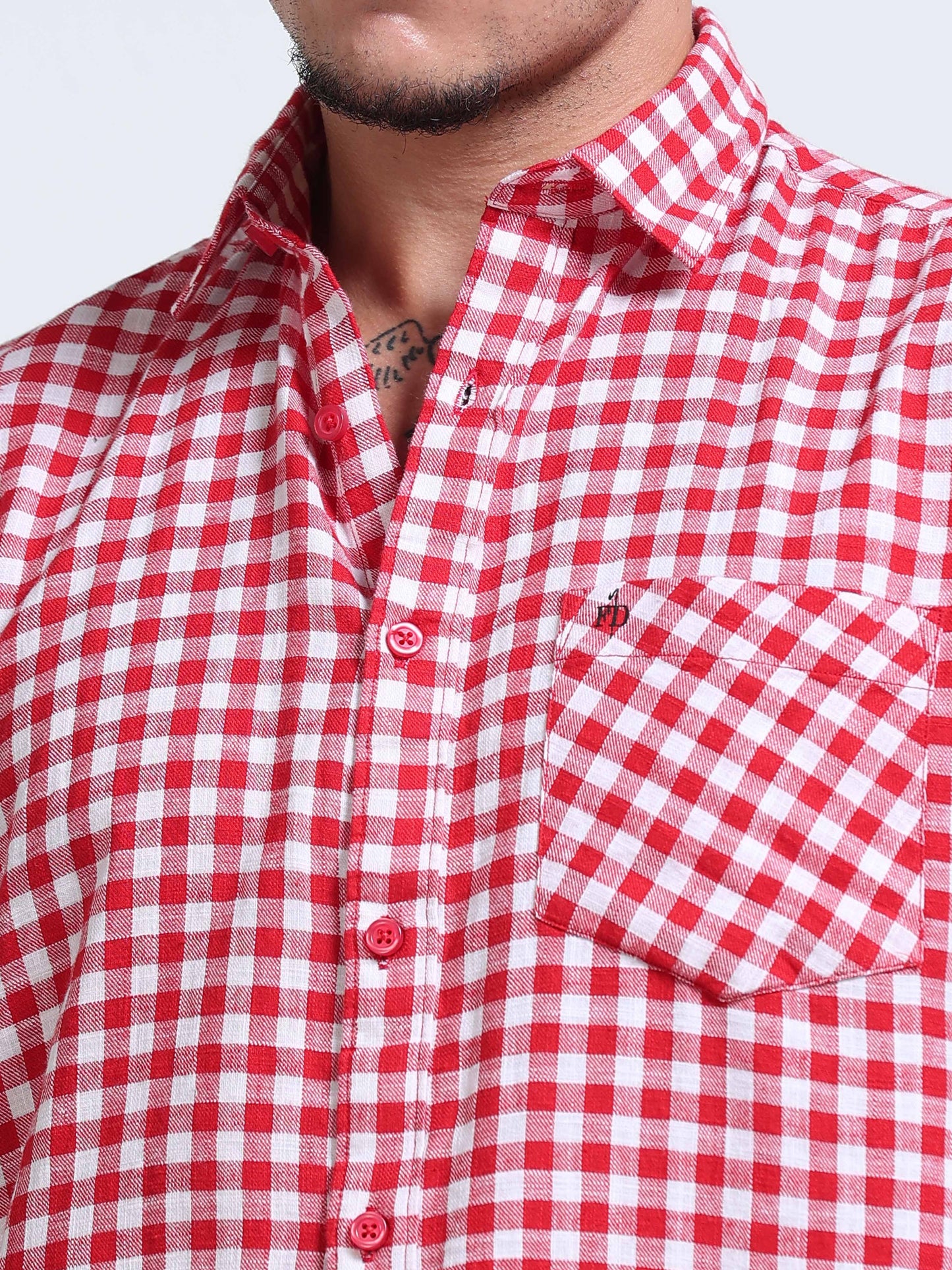 Ruby Check Half Sleeve Shirt