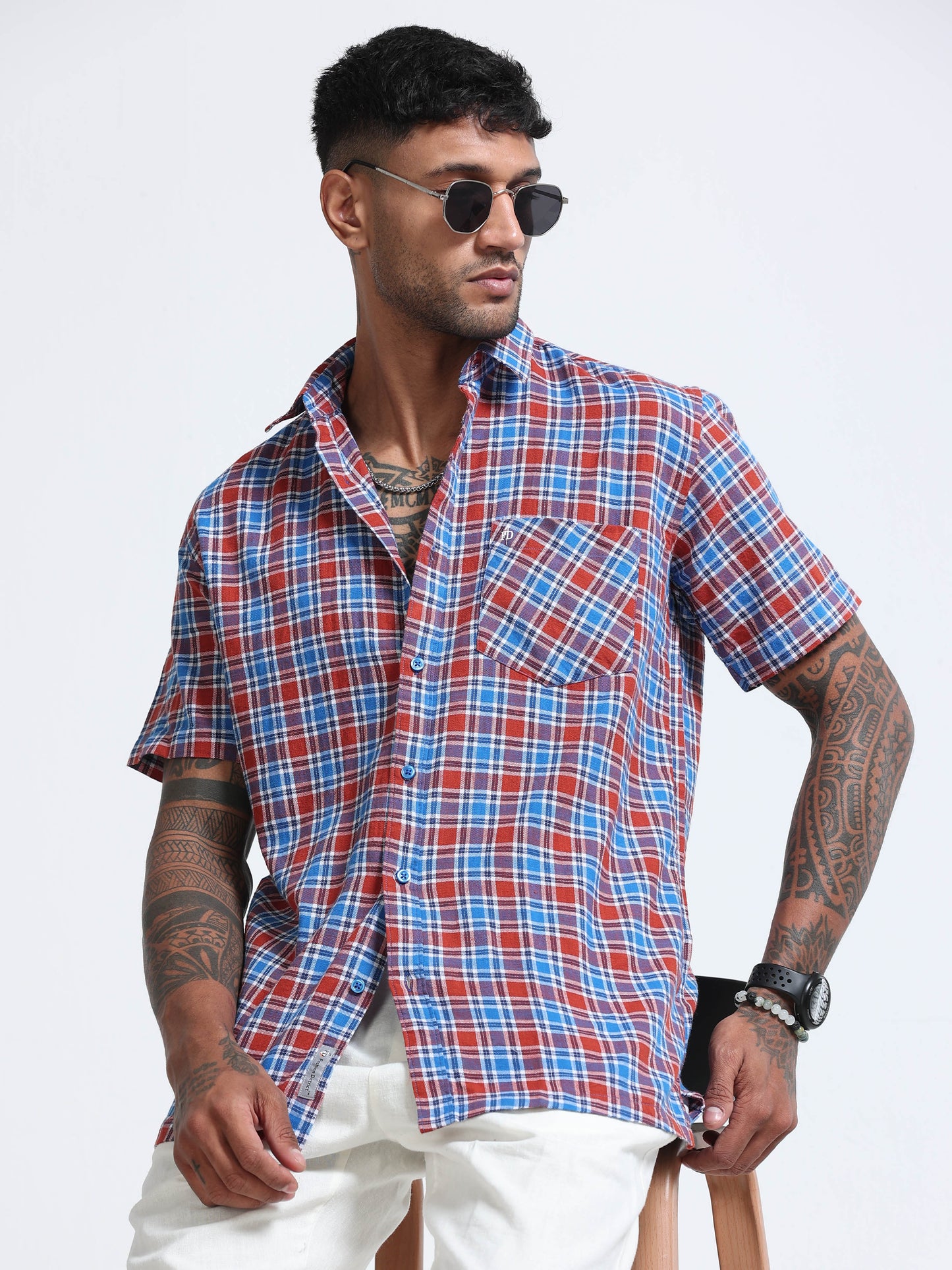 Heritage Trail Check Half Sleeve Shirt