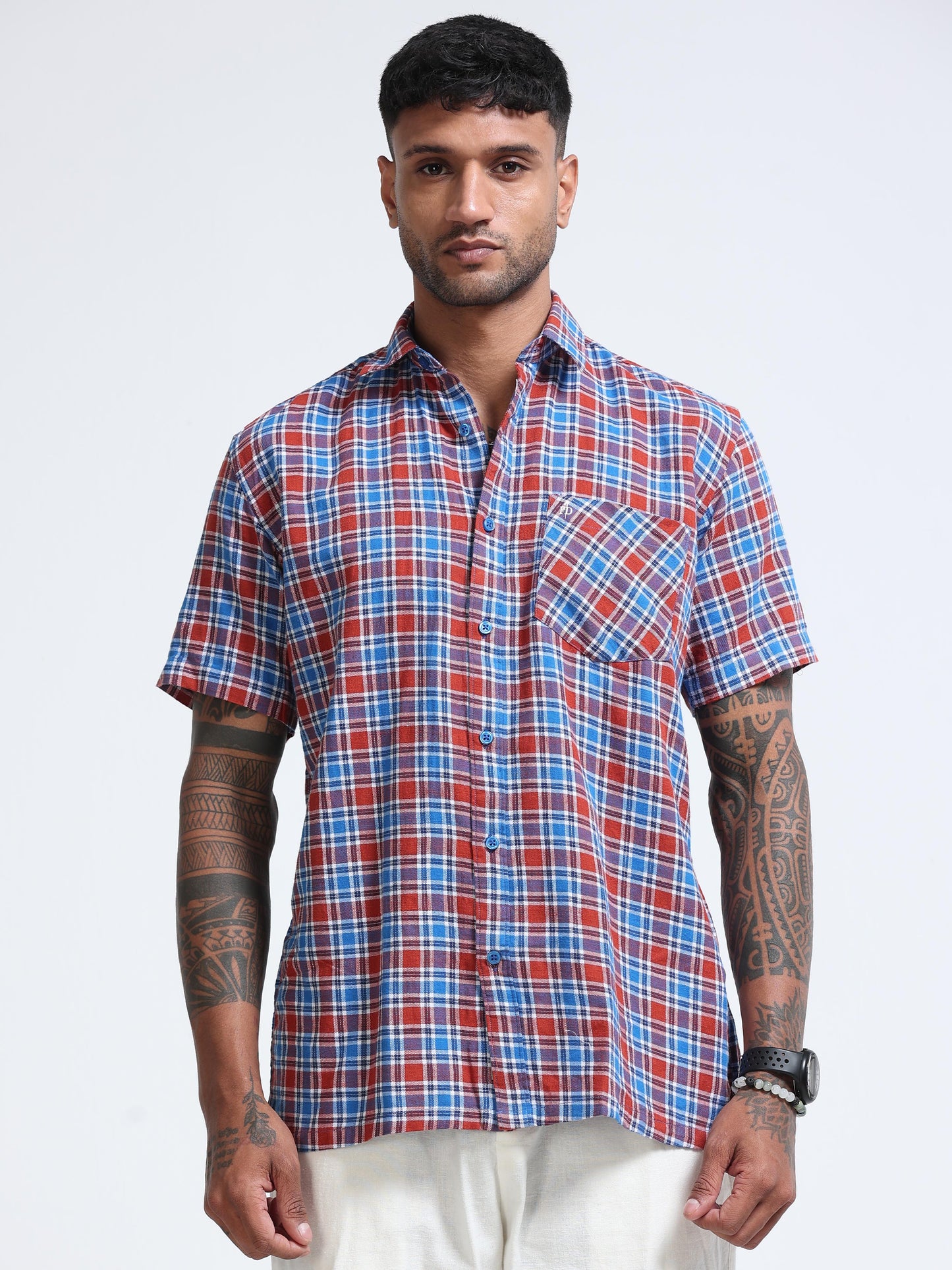 Heritage Trail Check Half Sleeve Shirt