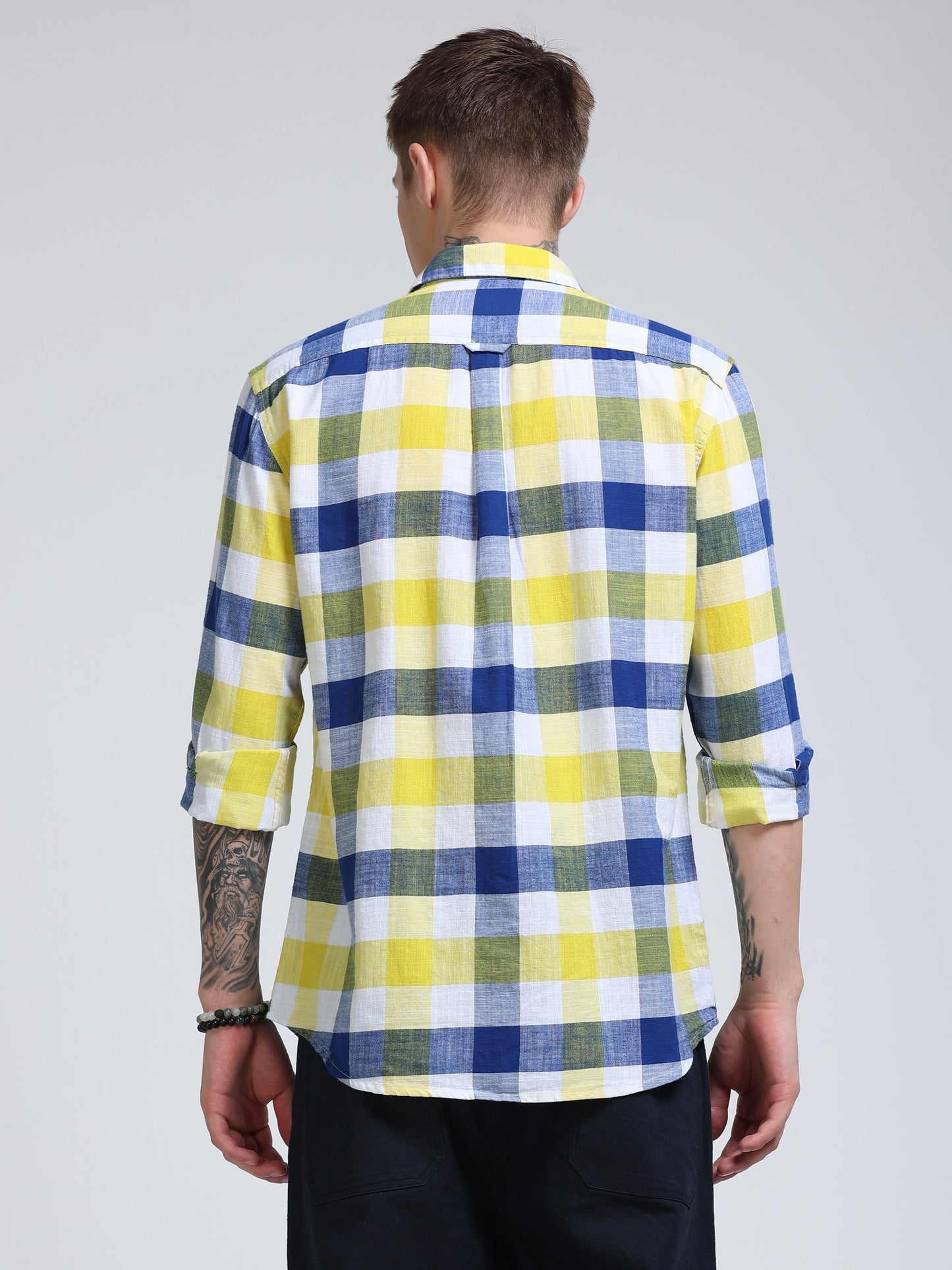 Coastal Grid Check Double Pocket Shirt