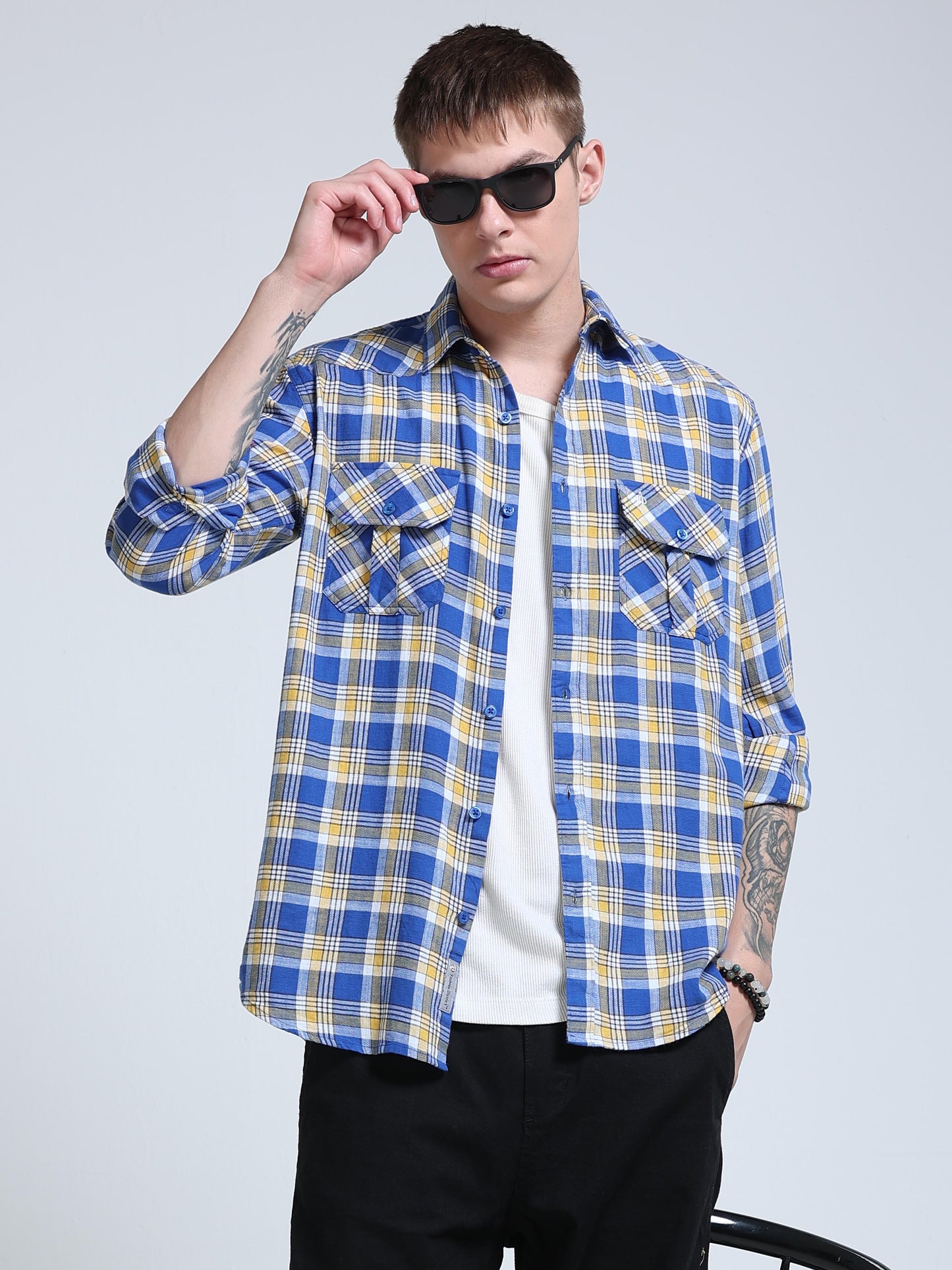Pacific Check Double Pocket Shirt