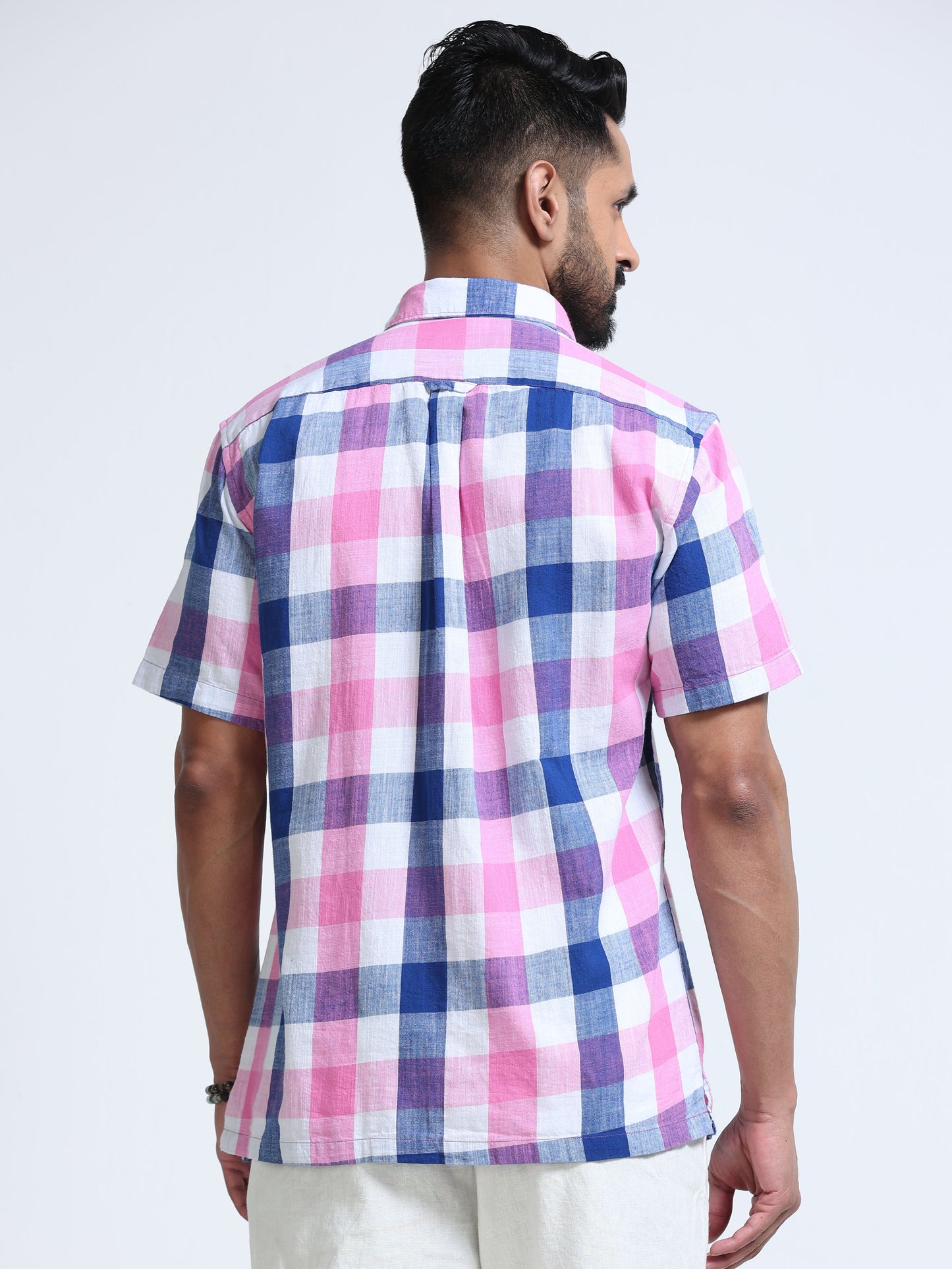 Candy Harbour Check Half Sleeve Shirt