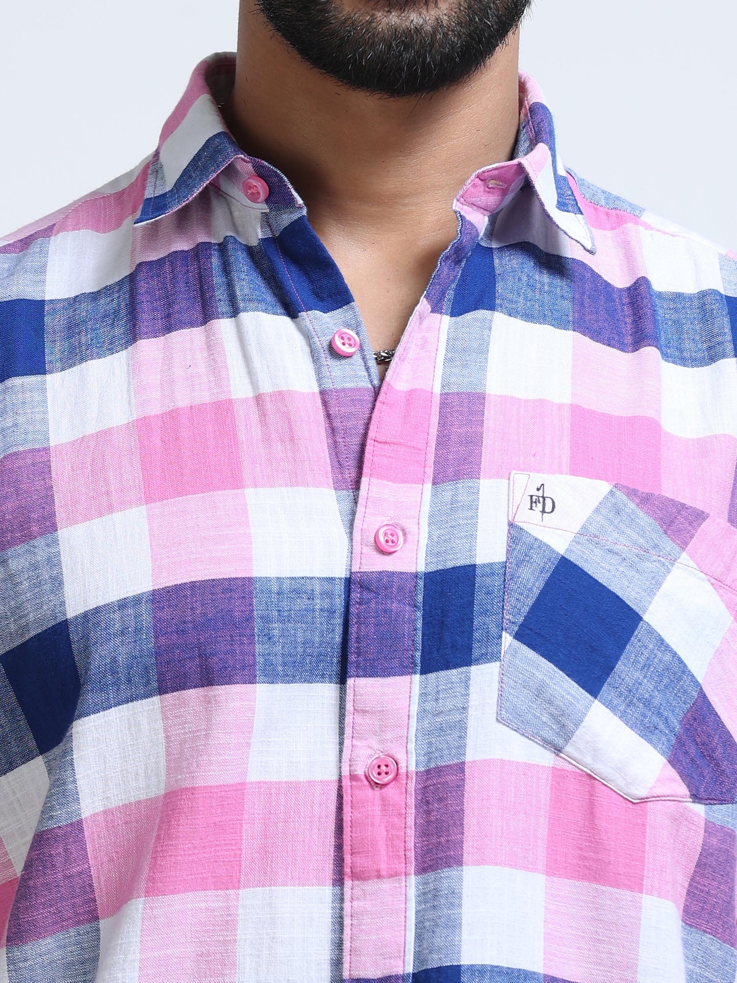 Candy Harbour Check Half Sleeve Shirt