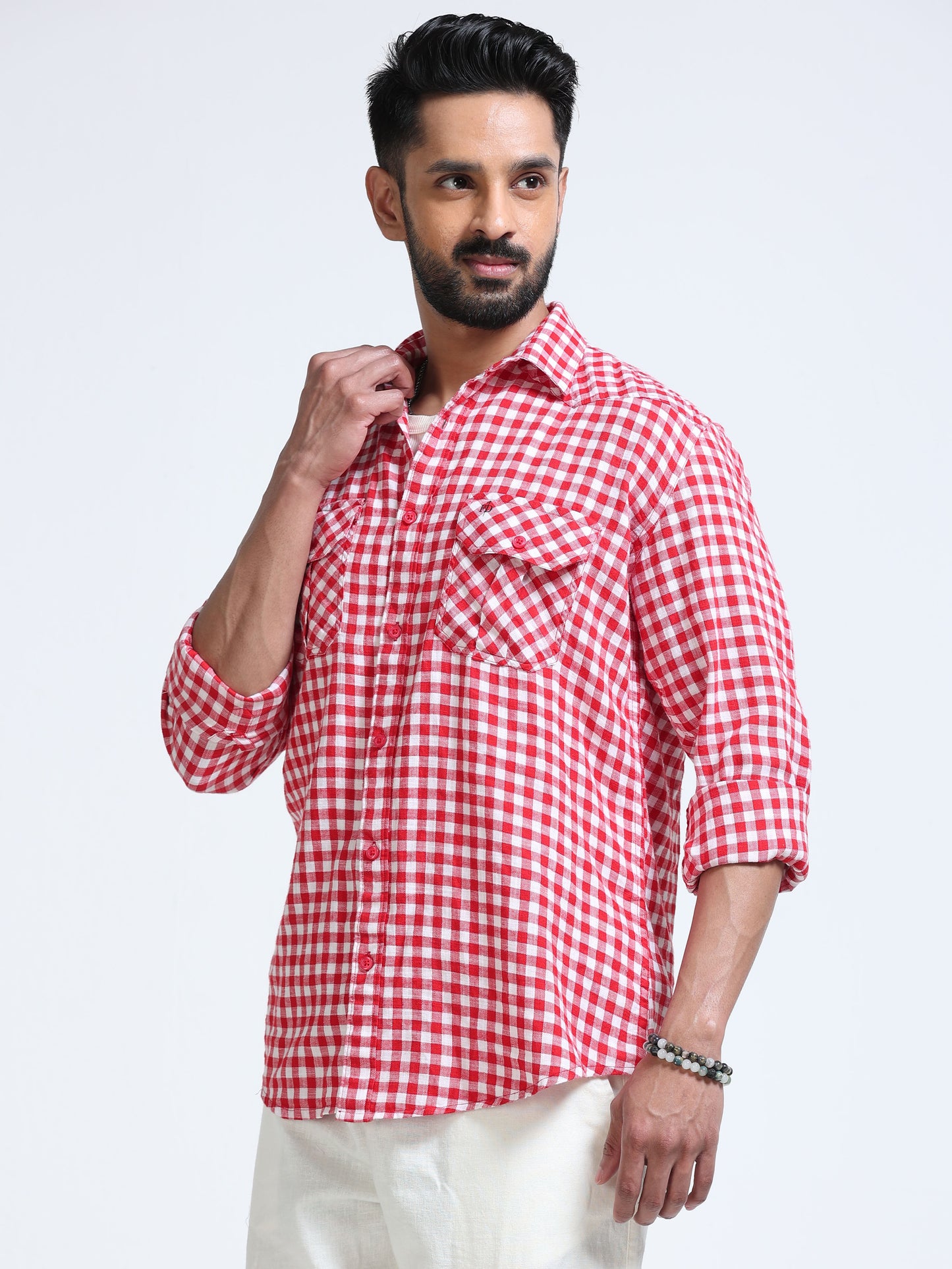 Ruby Check Double Pocket Shirt