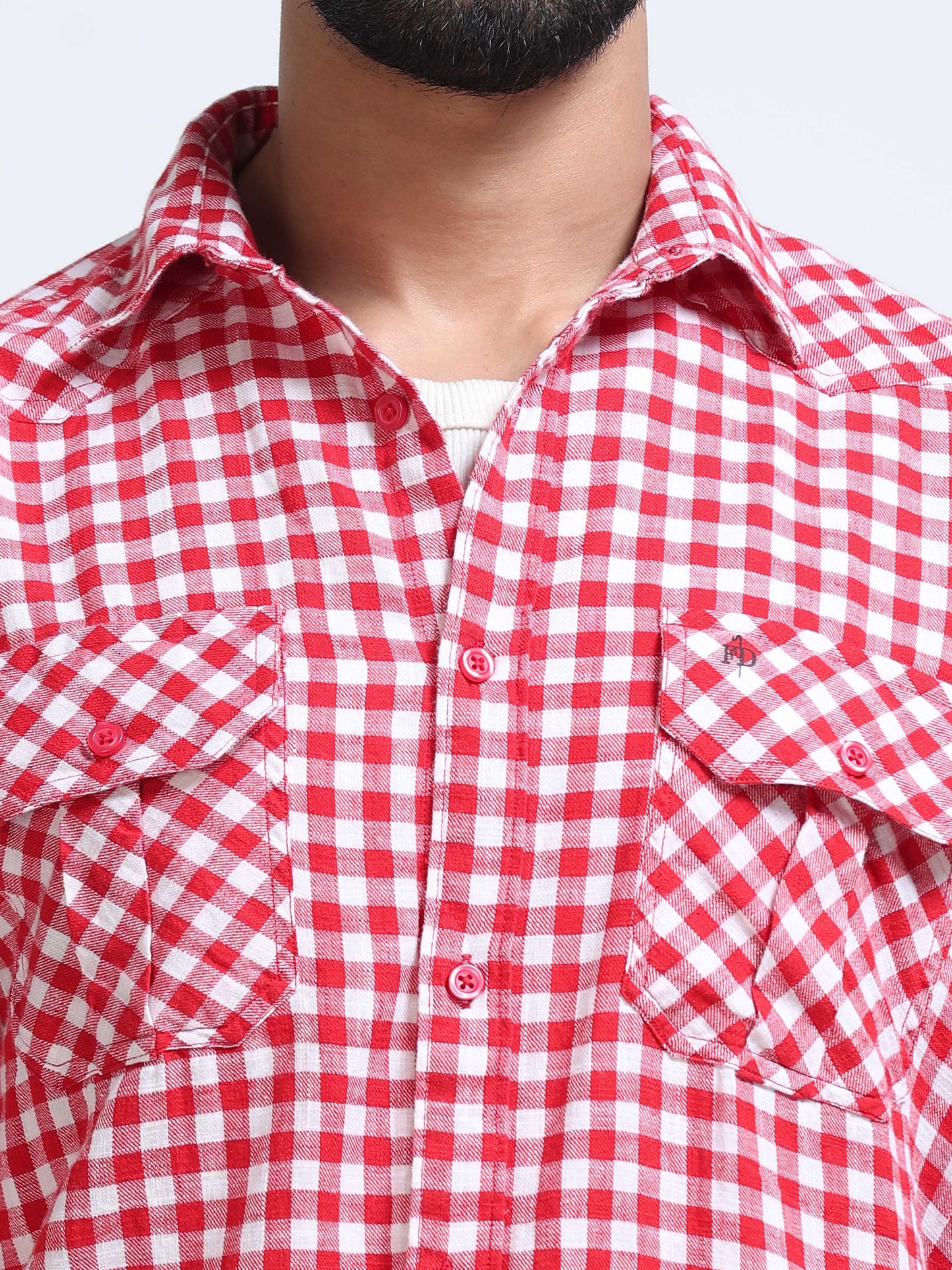 Ruby Check Double Pocket Shirt