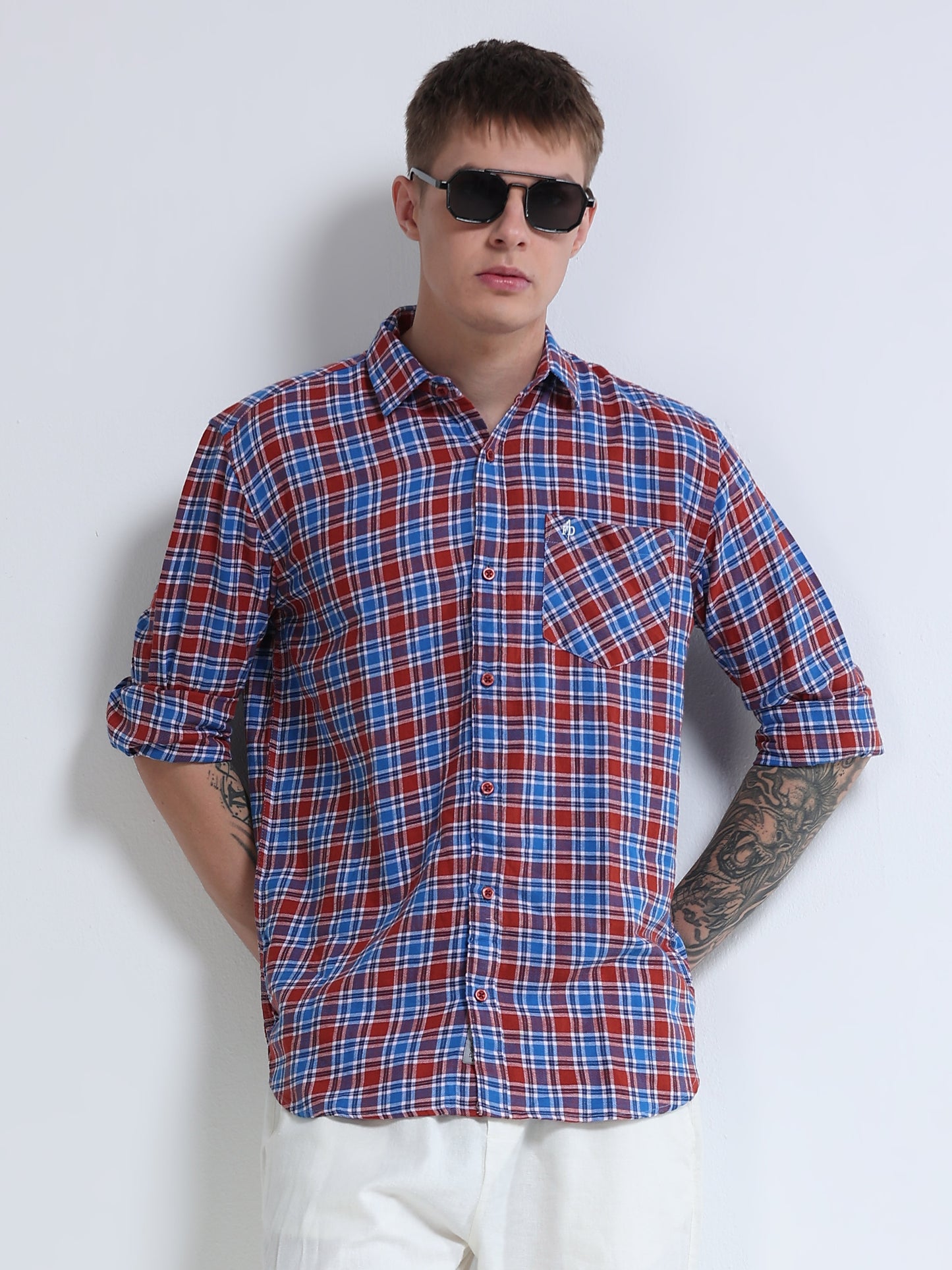 Men Heritage Trail Check Shirt