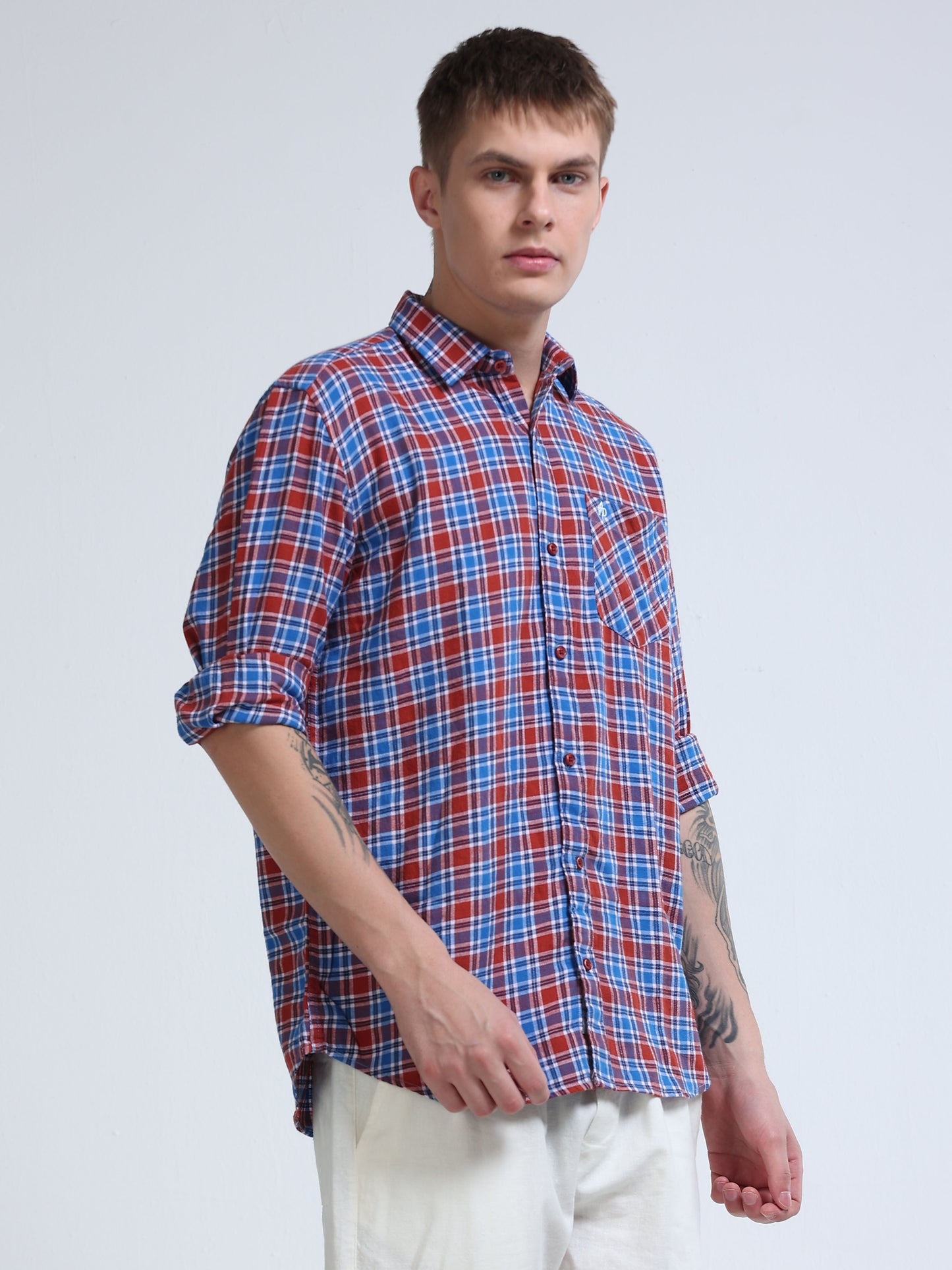 Men Heritage Trail Check Shirt