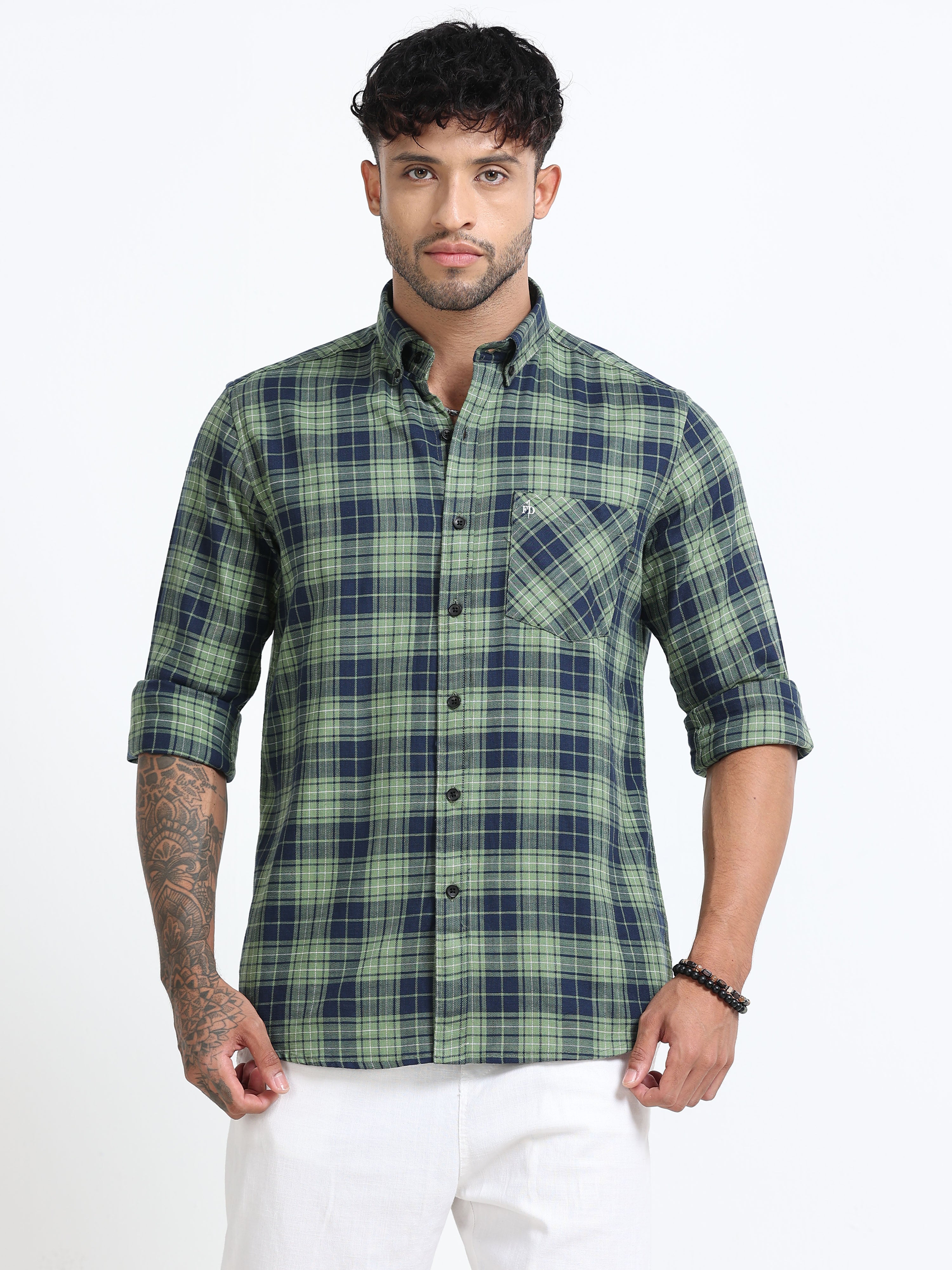 Frontier Green Tartan Shirt