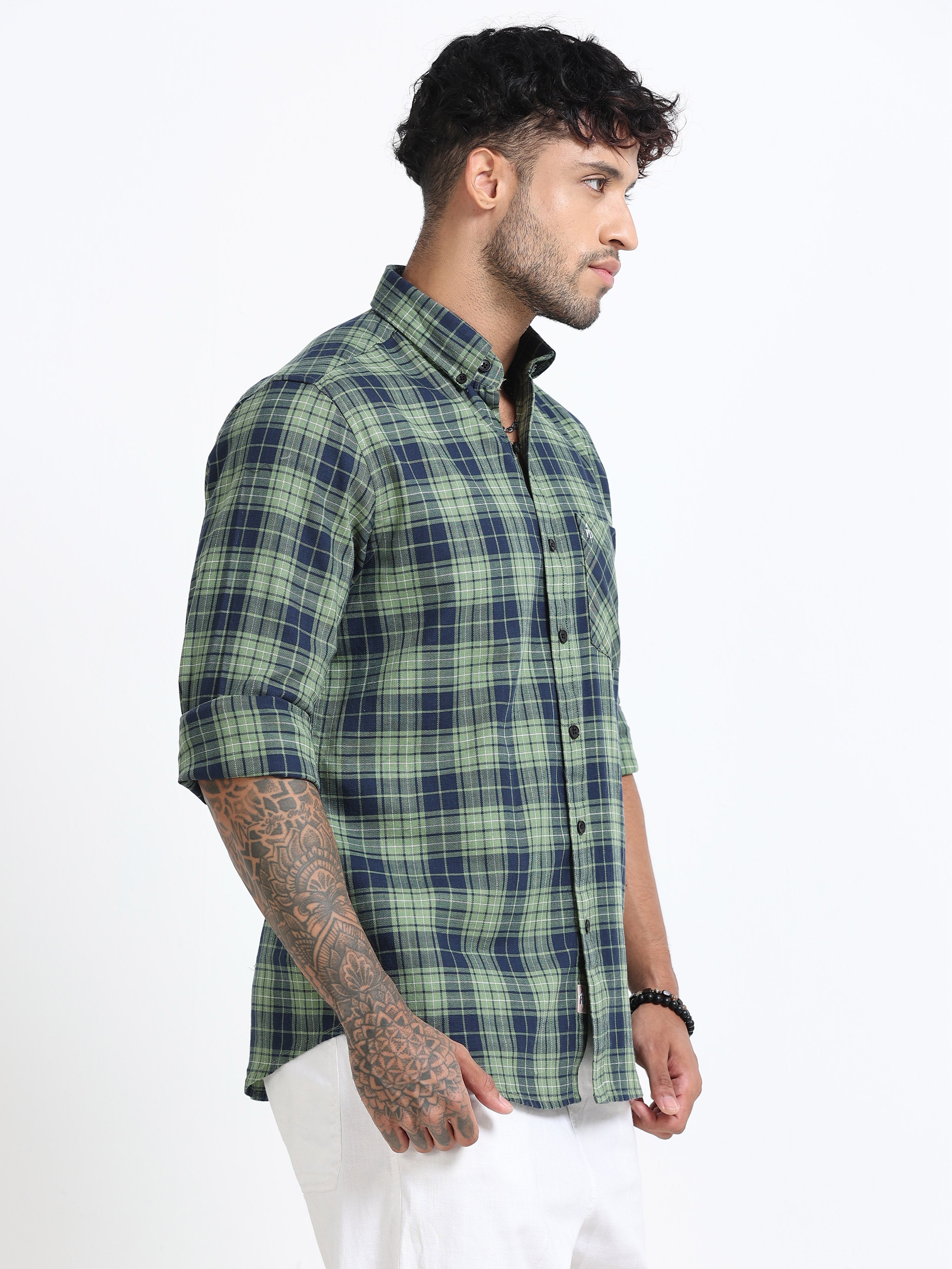 Frontier Green Tartan Shirt