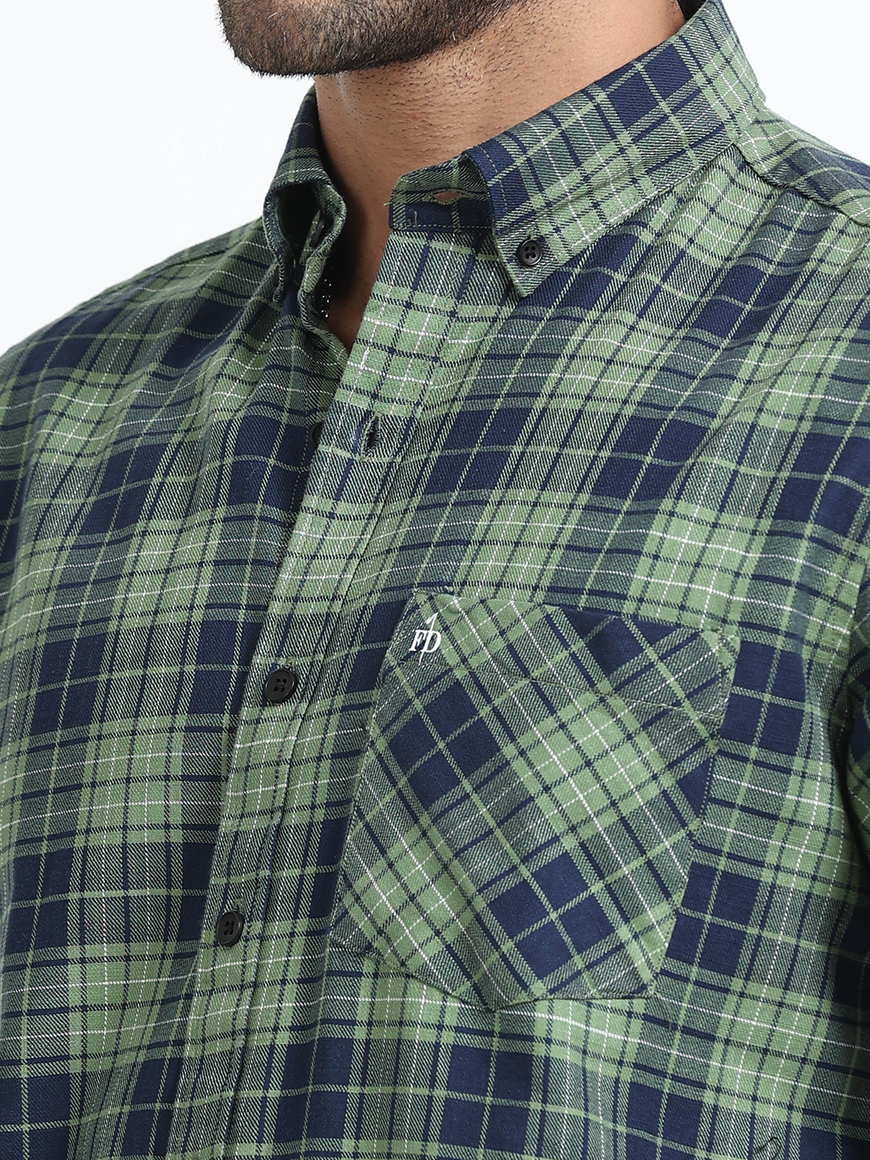 Frontier Green Tartan Shirt
