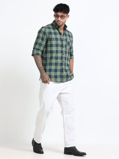 Frontier Green Tartan Shirt