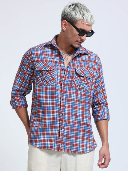 Heritage Trail Check Double Pocket Shirt