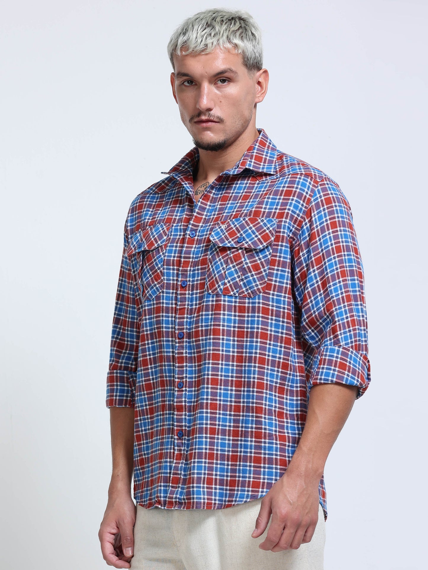 Heritage Trail Check Double Pocket Shirt
