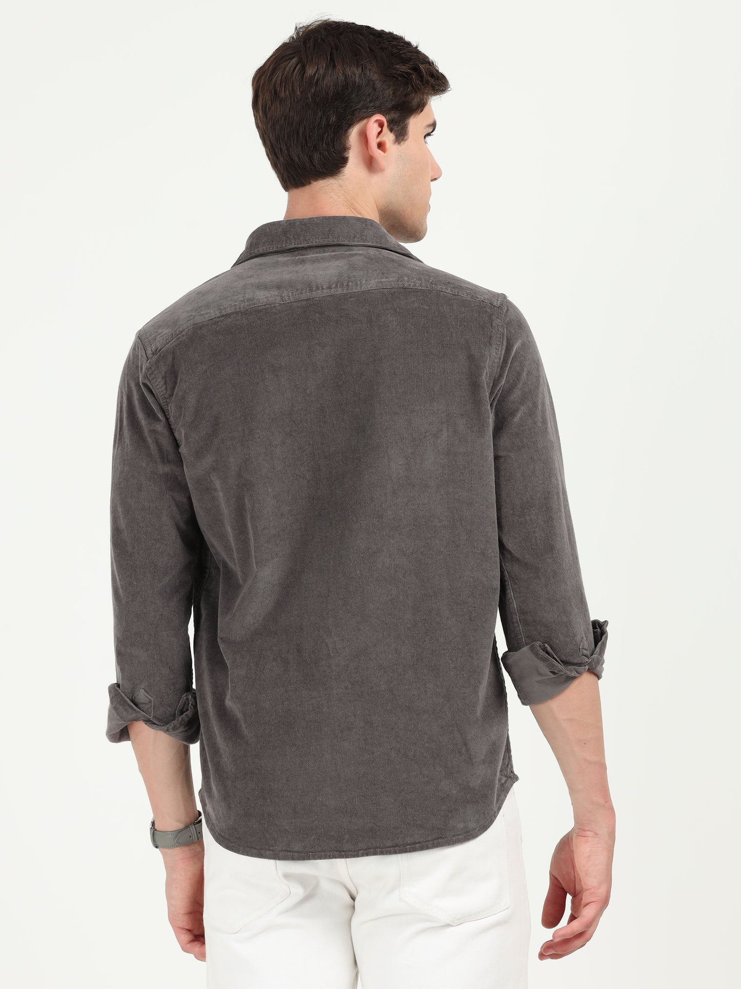 Grey Corduroy Shirt
