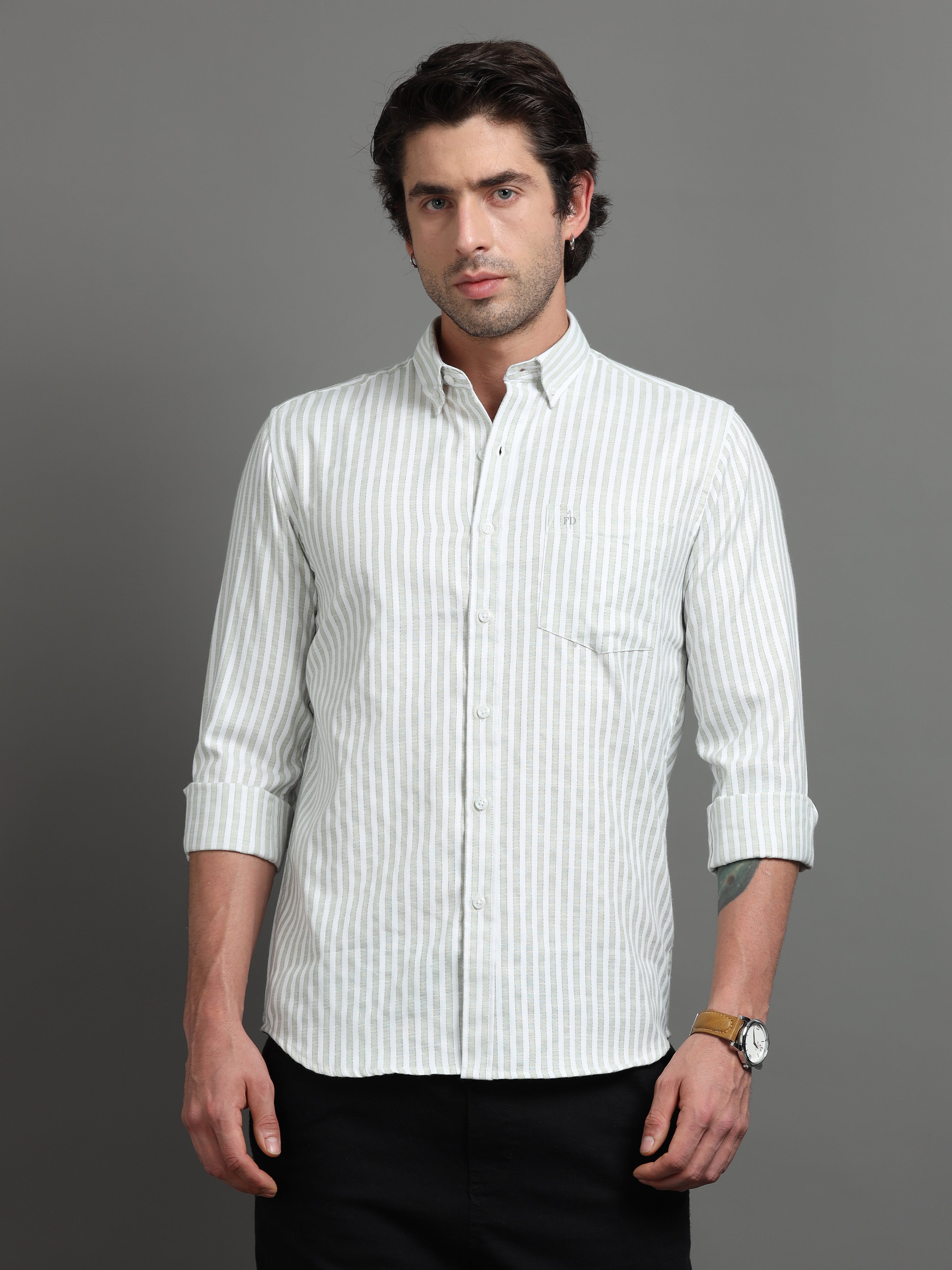 Mint Heritage Stripe