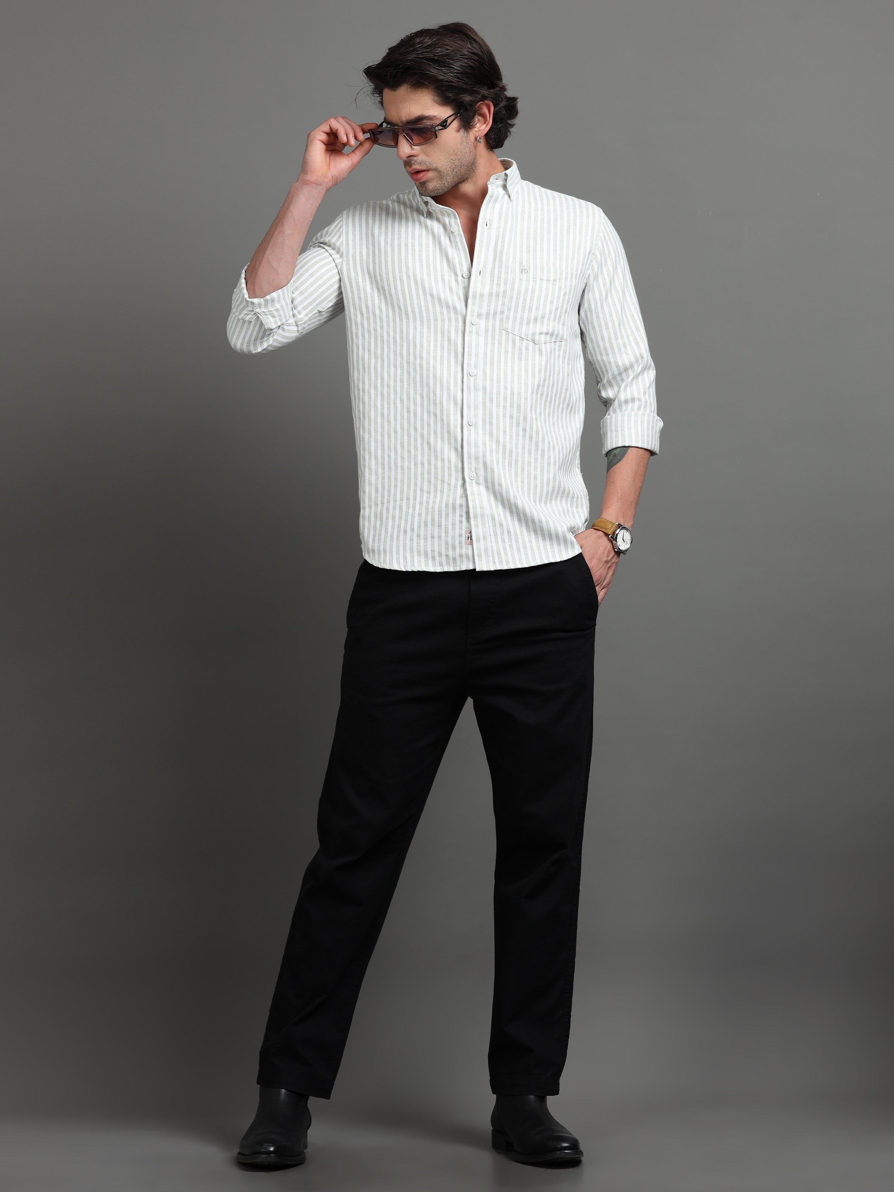 Mint Heritage Stripe