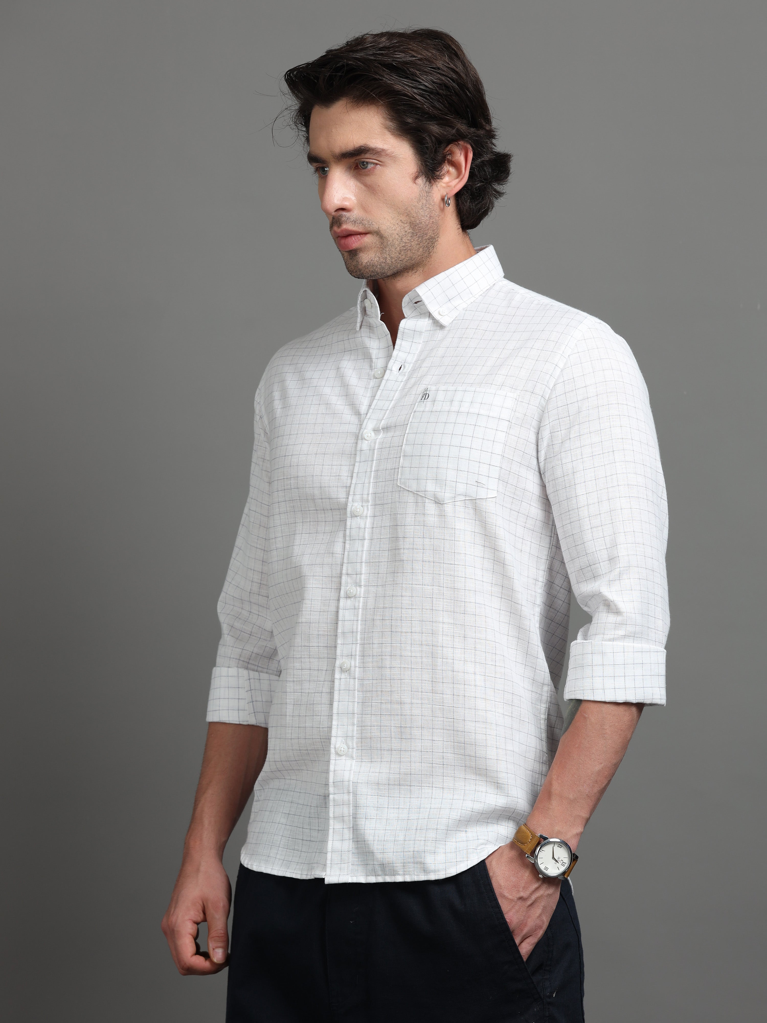 LINEAGE – White Blue Grid