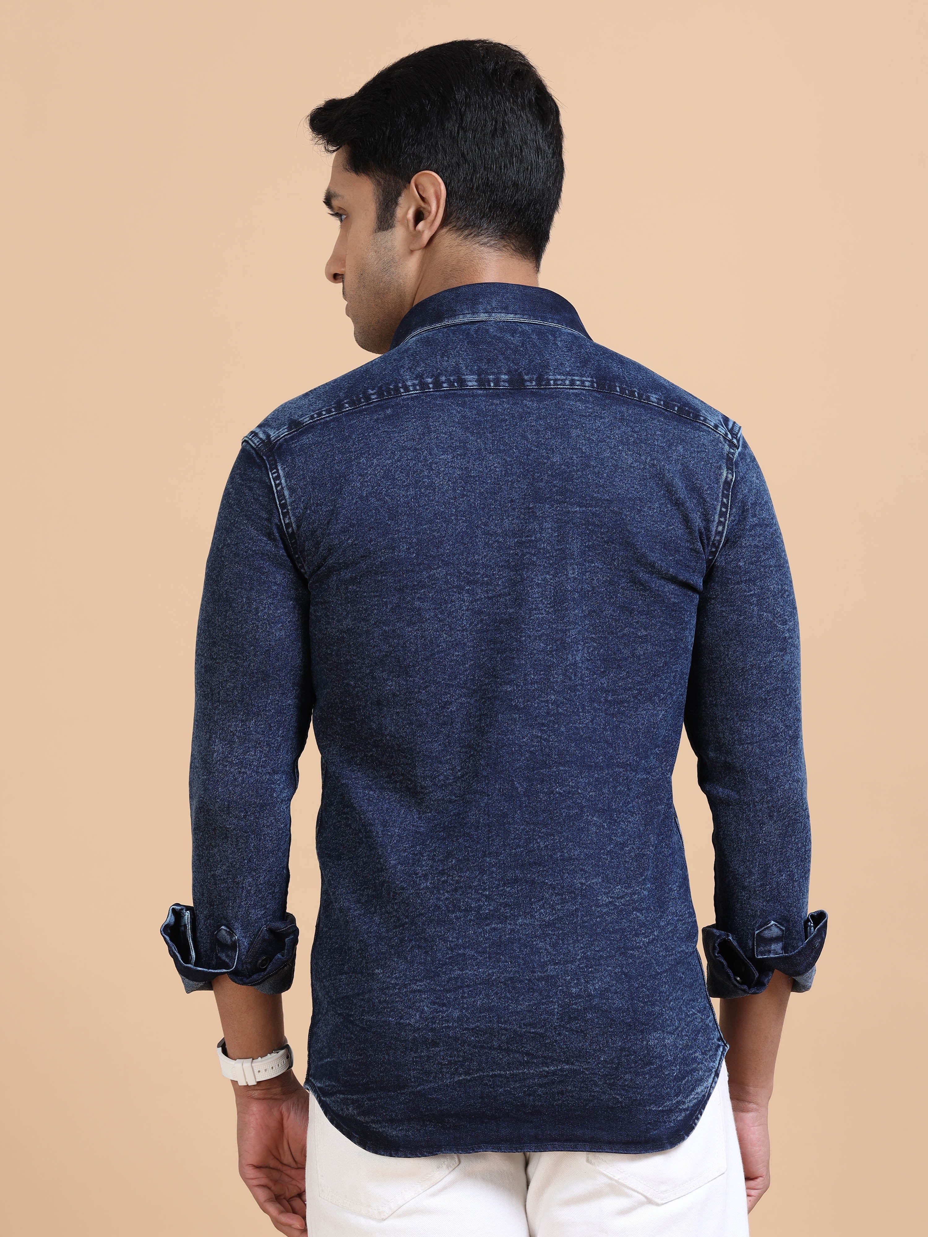 Dark Indigo Denim Shirt