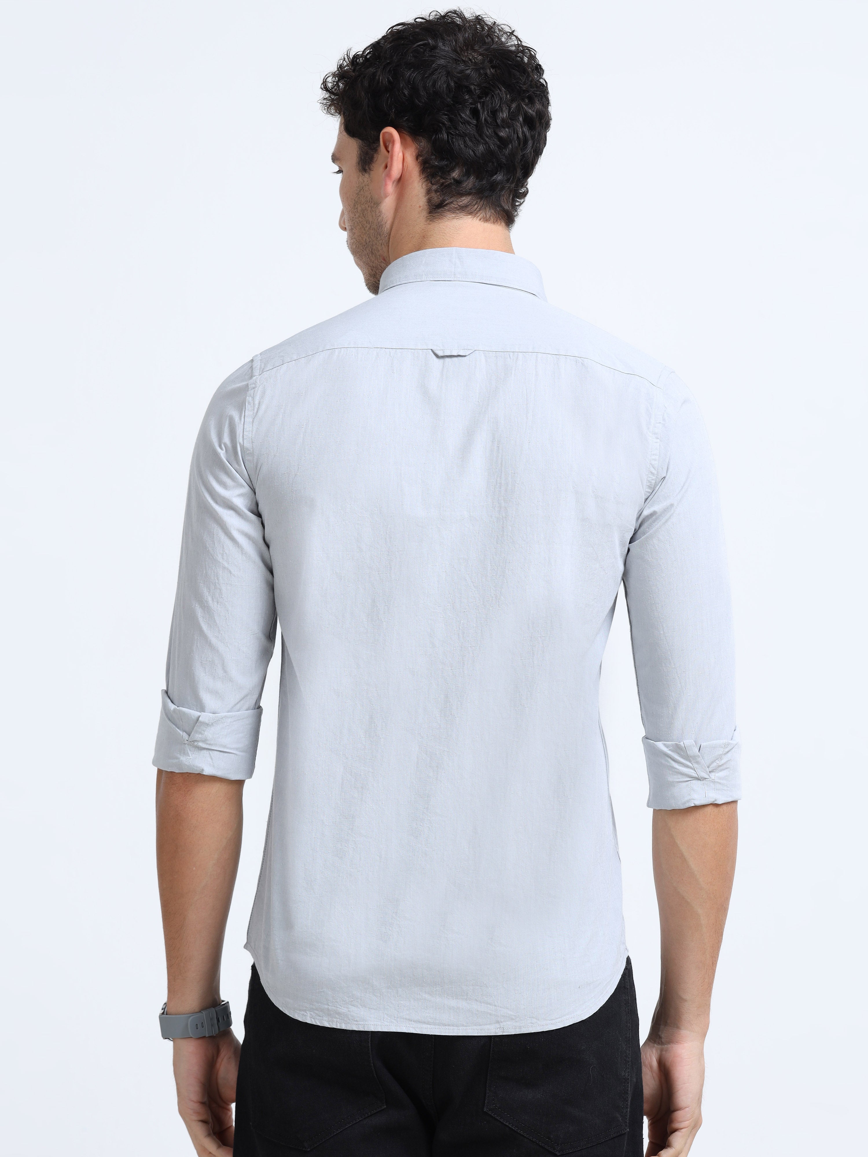 Silver Breeze Solid Shirt