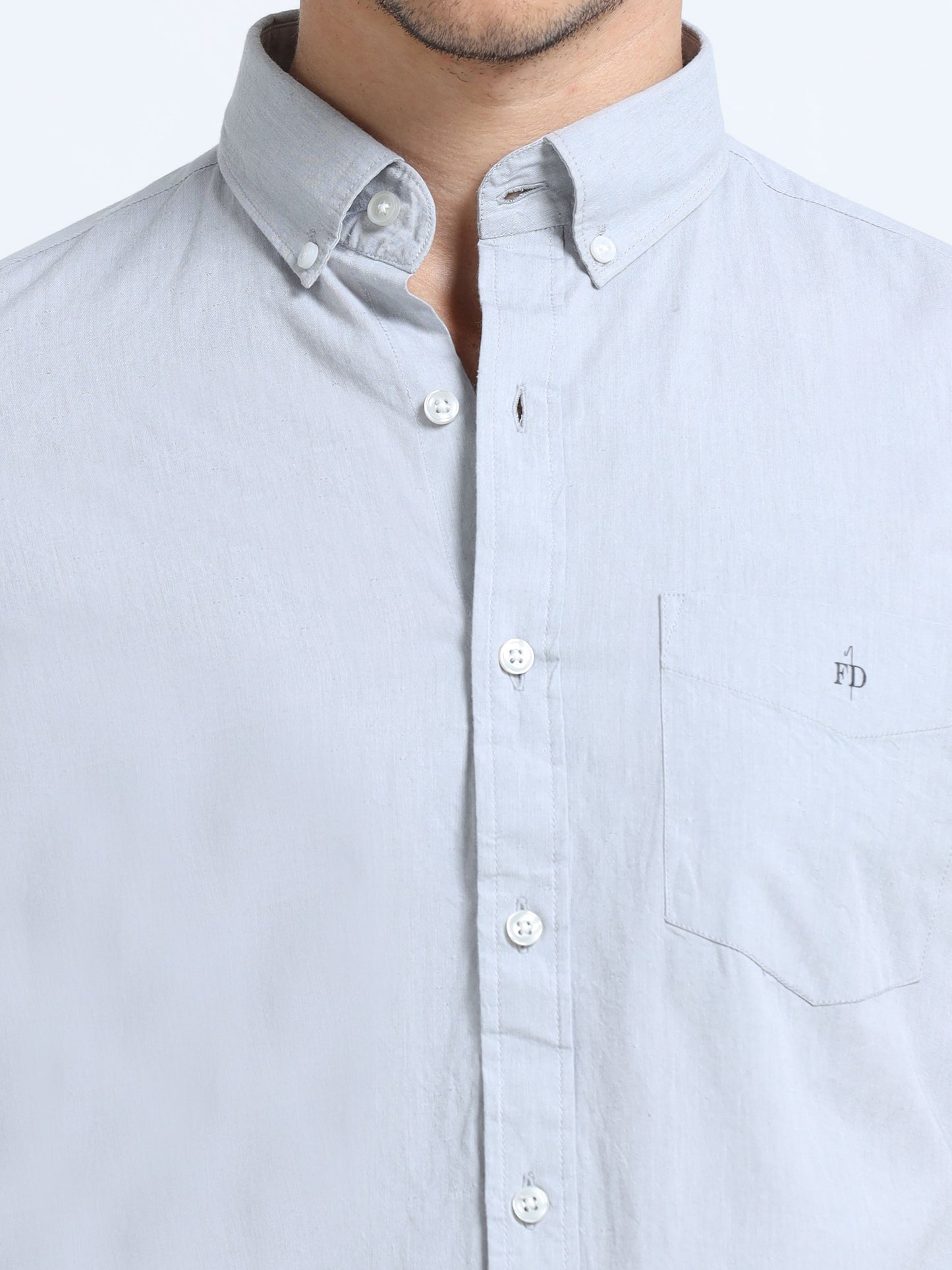 Silver Breeze Solid Shirt