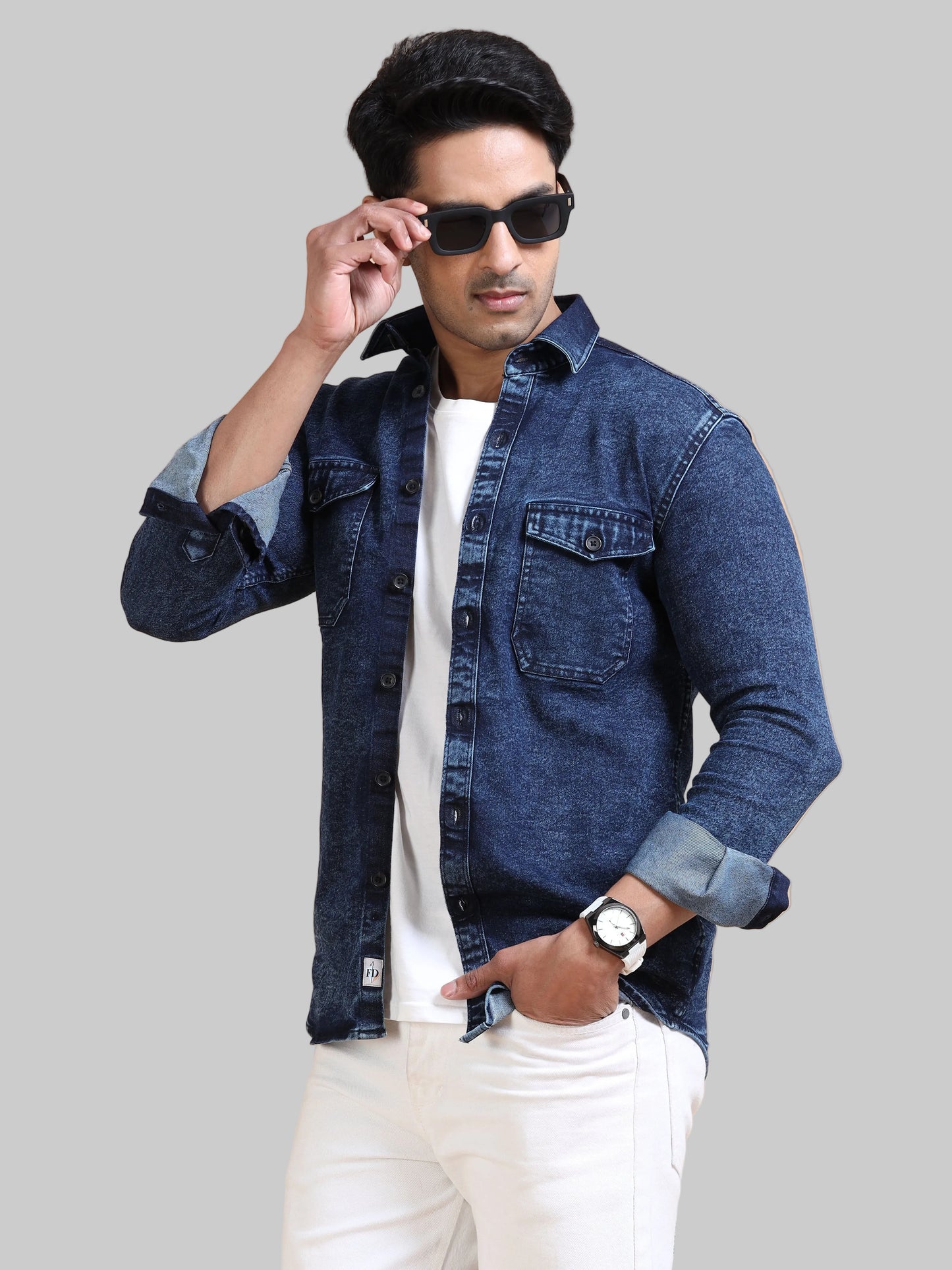 Dark Indigo Denim Shirt