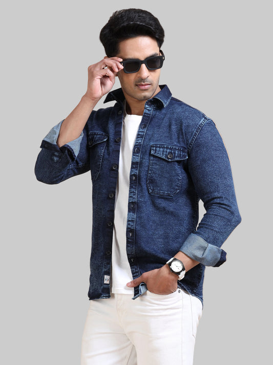 Dark Indigo Denim Shirt