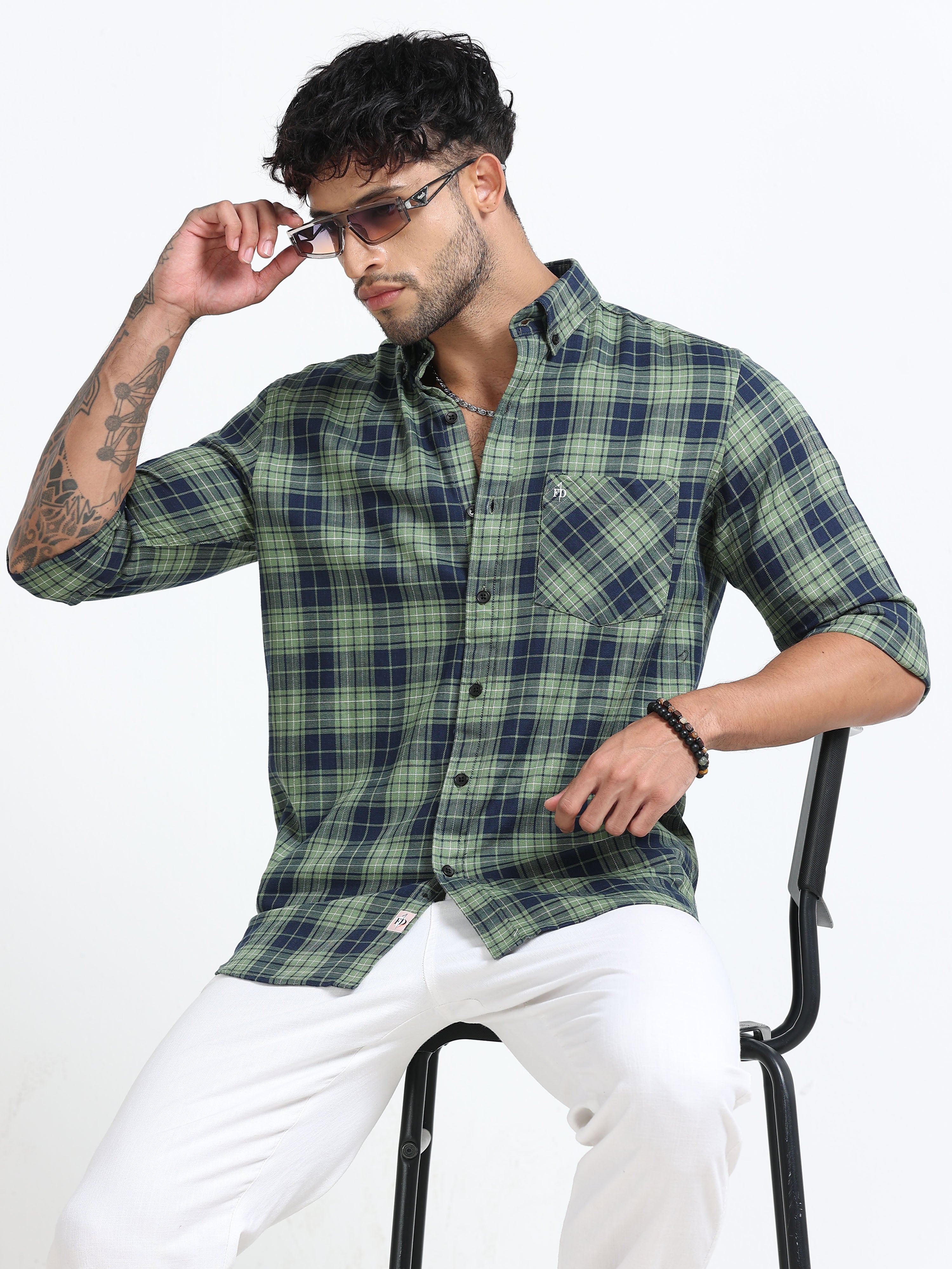 Frontier Green Tartan Shirt