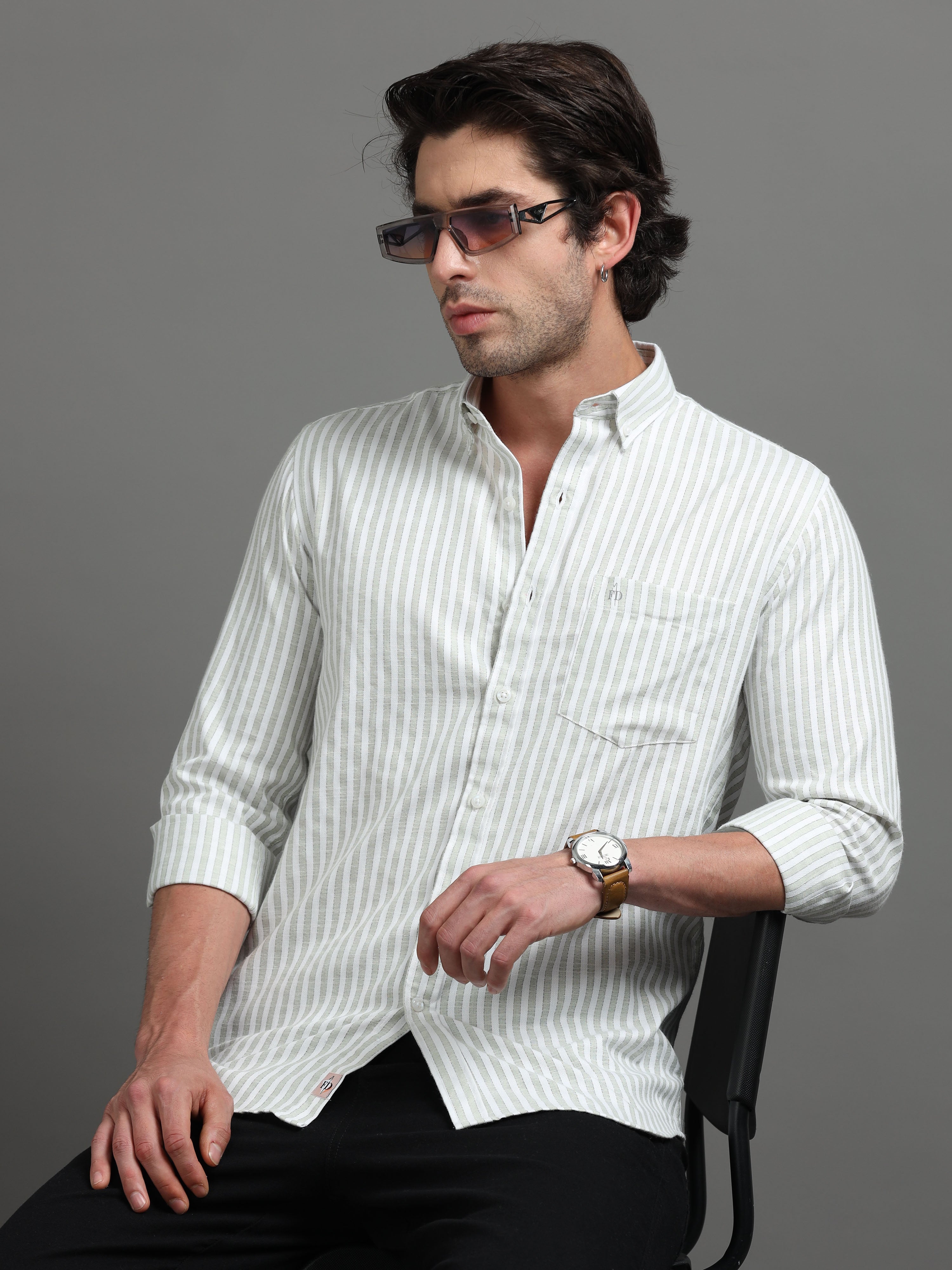 Mint Heritage Stripe