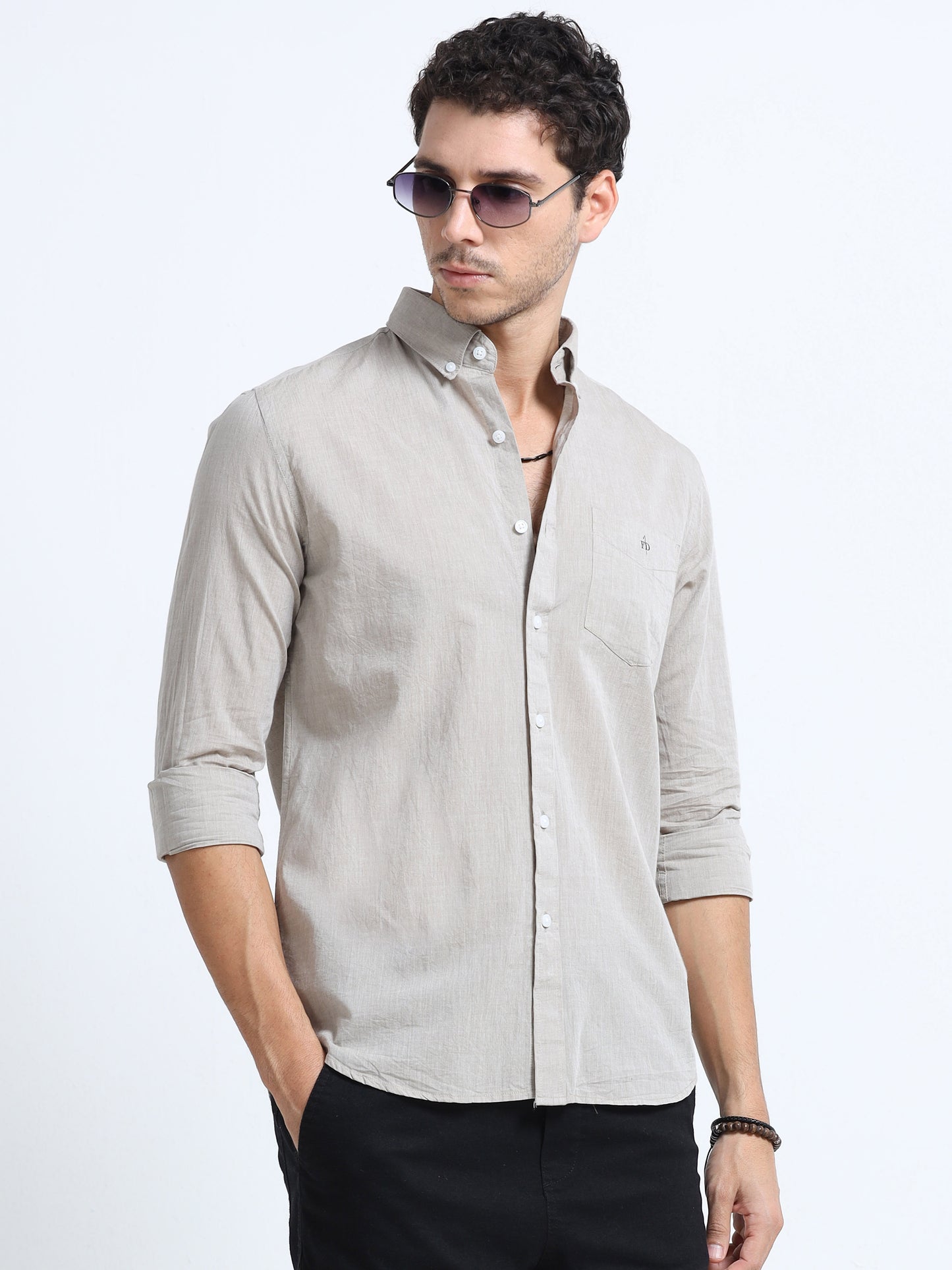 Palm Peach Plane Shirt