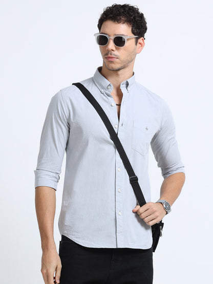 Silver Breeze Solid Shirt