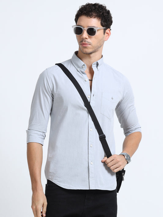 Silver Breeze Solid Shirt